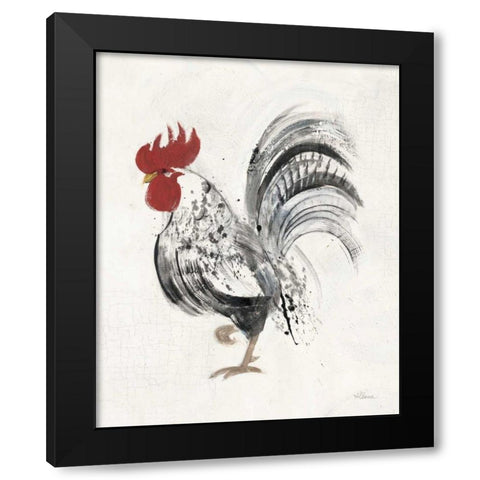 Gents II Black Modern Wood Framed Art Print with Double Matting by Hristova, Albena