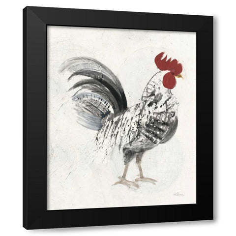 Gents III Black Modern Wood Framed Art Print with Double Matting by Hristova, Albena