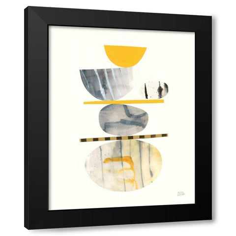 Balance I Black Modern Wood Framed Art Print by Averinos, Melissa