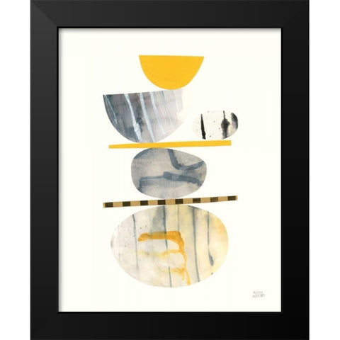 Balance I Black Modern Wood Framed Art Print by Averinos, Melissa