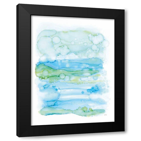 Drifting By I Black Modern Wood Framed Art Print with Double Matting by Averinos, Melissa