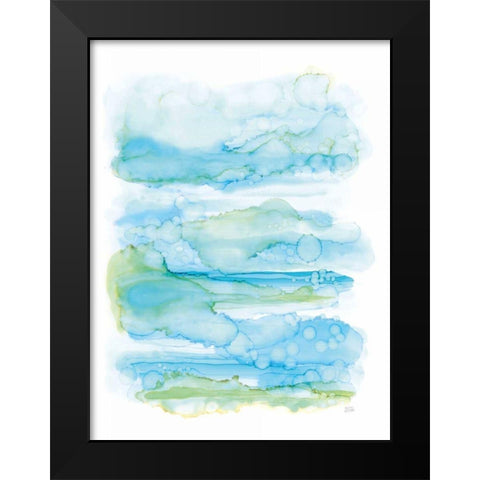Drifting By II Black Modern Wood Framed Art Print by Averinos, Melissa