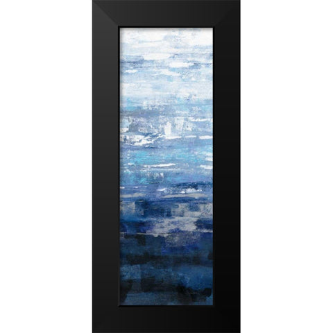 Icelandic Wave III Black Modern Wood Framed Art Print by Vassileva, Silvia