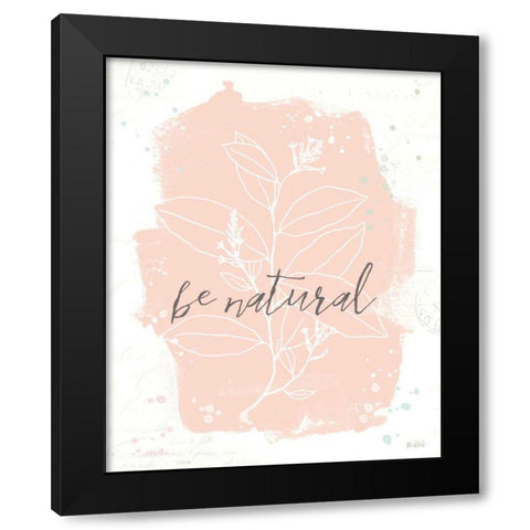 Organic Lines I Black Modern Wood Framed Art Print with Double Matting by Pertiet, Katie