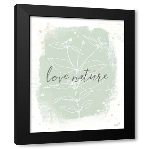 Organic Lines IV Black Modern Wood Framed Art Print with Double Matting by Pertiet, Katie