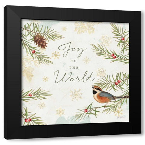 Christmas Tradition III Black Modern Wood Framed Art Print with Double Matting by Pertiet, Katie