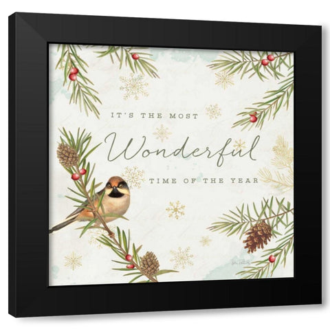 Christmas Tradition IV Black Modern Wood Framed Art Print by Pertiet, Katie