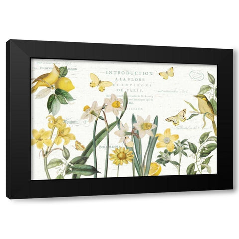 Citron Curiosities I Black Modern Wood Framed Art Print by Pertiet, Katie