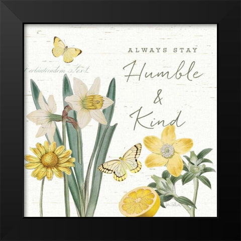 Citron Curiosities V Black Modern Wood Framed Art Print by Pertiet, Katie