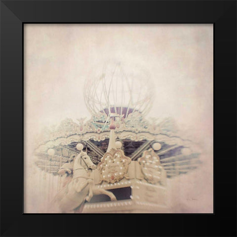 Storm Riders Black Modern Wood Framed Art Print by Bevan, Keri