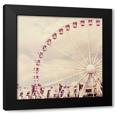 Paris Parfait Black Modern Wood Framed Art Print with Double Matting by Bevan, Keri