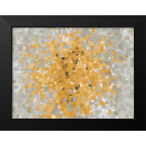 Summer Blocks with Gray Crop Black Modern Wood Framed Art Print by Nai, Danhui