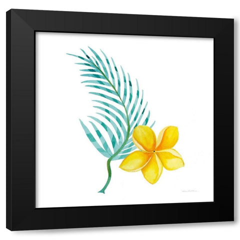 Treasures of the Tropics IX Black Modern Wood Framed Art Print with Double Matting by McKenna, Kathleen Parr