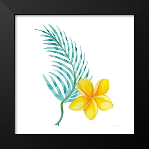 Treasures of the Tropics IX Black Modern Wood Framed Art Print by McKenna, Kathleen Parr