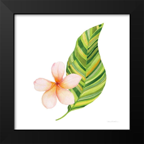 Treasures of the Tropics X Black Modern Wood Framed Art Print by McKenna, Kathleen Parr