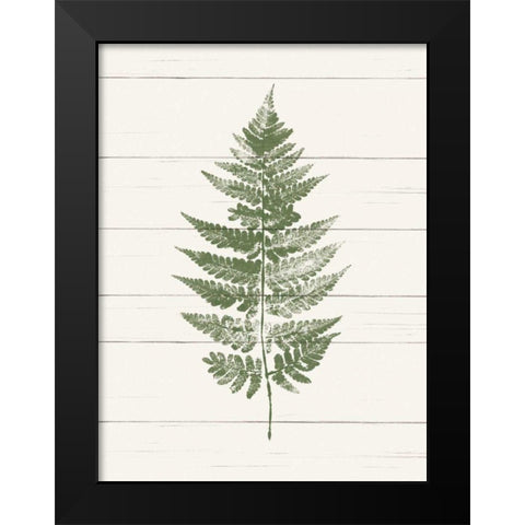 Fern Print I Black Modern Wood Framed Art Print by Hershey, Moira