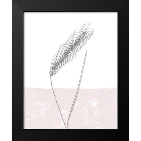 Rye Black Modern Wood Framed Art Print by Adams, Sarah