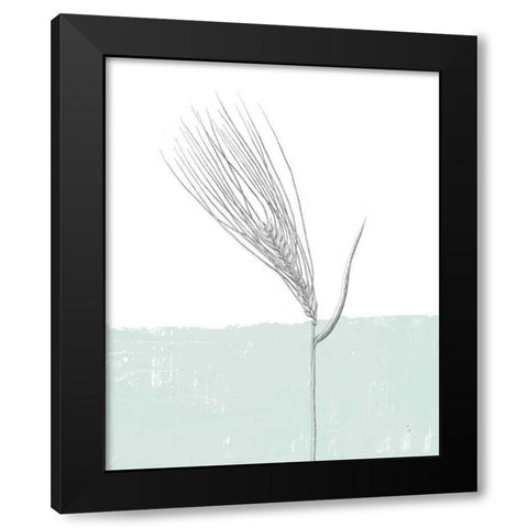 Barley Black Modern Wood Framed Art Print by Adams, Sarah