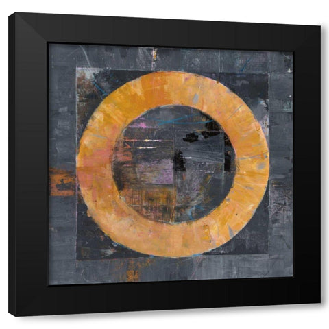Roundabout Black Modern Wood Framed Art Print by Schick, Mike