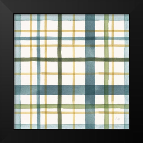 Holiday Garden Pattern VIII Black Modern Wood Framed Art Print by Marshall, Laura
