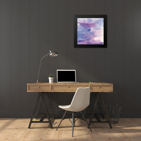 Purple Haze II Black Modern Wood Framed Art Print by Paschke, Chris