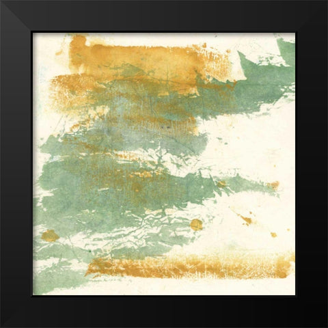 Textured Gold I Black Modern Wood Framed Art Print by Paschke, Chris