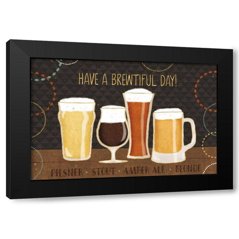 Suds I Black Modern Wood Framed Art Print by Charron, Veronique