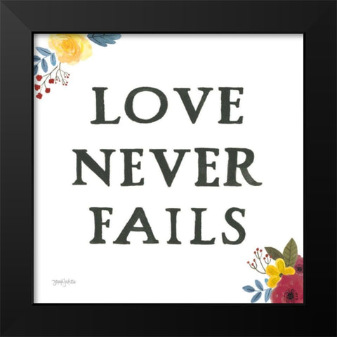 Scripture for Life II Black Modern Wood Framed Art Print by Jackson, Jenaya