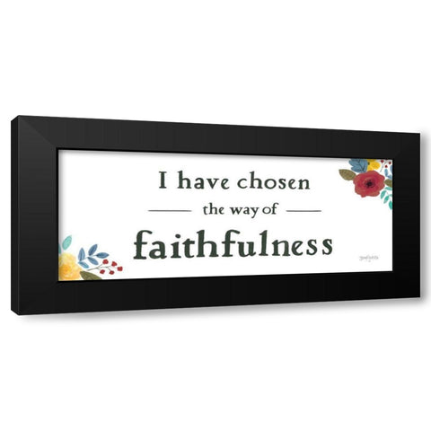 Scripture for Life IV Black Modern Wood Framed Art Print by Jackson, Jenaya