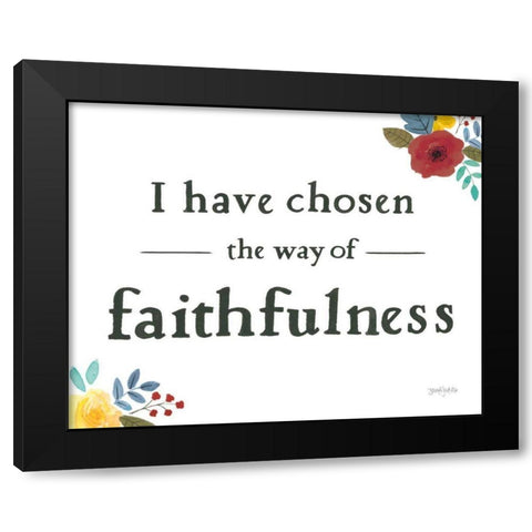 Scripture for Life VI Black Modern Wood Framed Art Print by Jackson, Jenaya