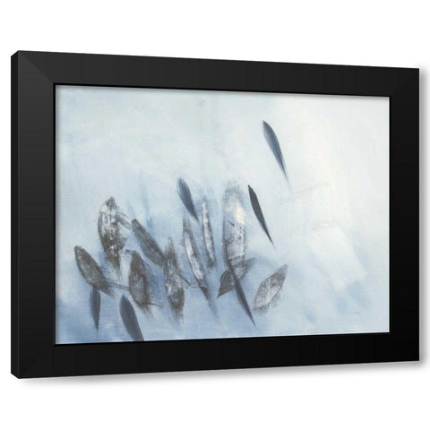 Gently Waving Crop Black Modern Wood Framed Art Print by Maye, Jo