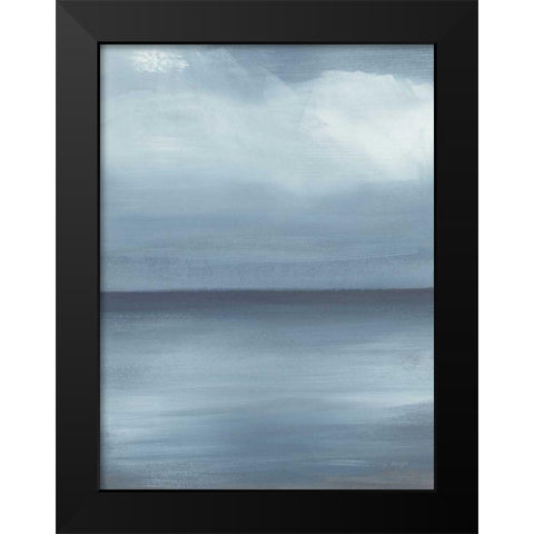 Seascape III Black Modern Wood Framed Art Print by Maye, Jo