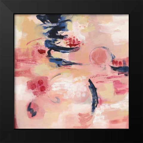 Sakura I Black Modern Wood Framed Art Print by Vassileva, Silvia
