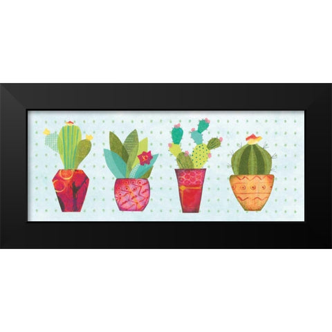 Southwest Cactus V Black Modern Wood Framed Art Print by Prahl, Courtney