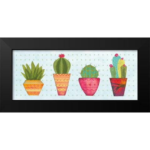 Southwest Cactus VI Black Modern Wood Framed Art Print by Prahl, Courtney