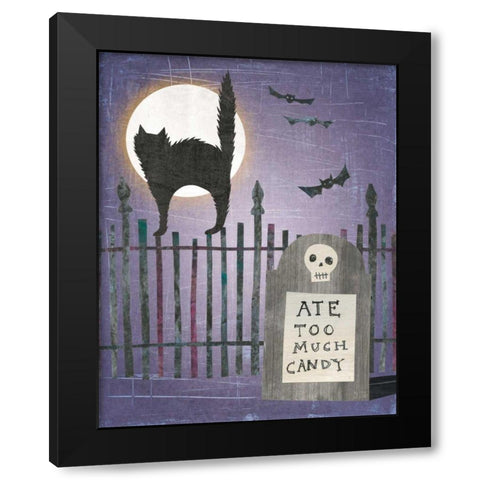 Gravetown II Black Modern Wood Framed Art Print by Averinos, Melissa