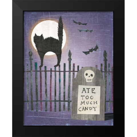 Gravetown II Black Modern Wood Framed Art Print by Averinos, Melissa