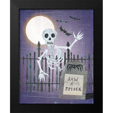 Gravetown IV Black Modern Wood Framed Art Print by Averinos, Melissa