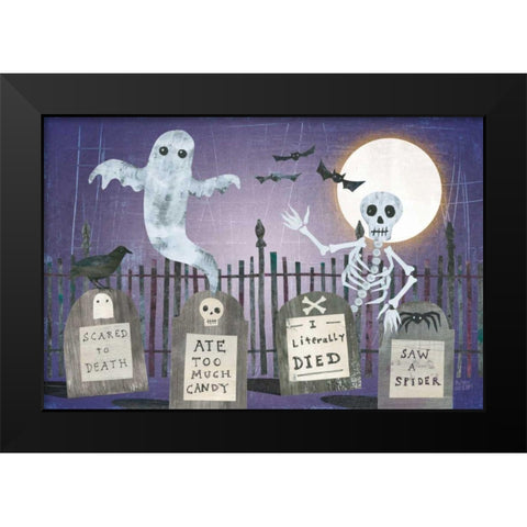 Gravetown V Black Modern Wood Framed Art Print by Averinos, Melissa