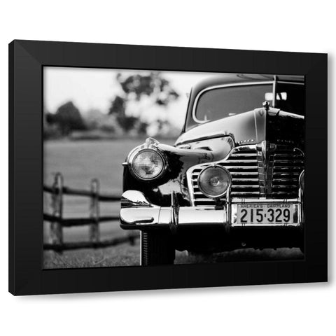 Classic Car I Black Modern Wood Framed Art Print with Double Matting by Aledanda