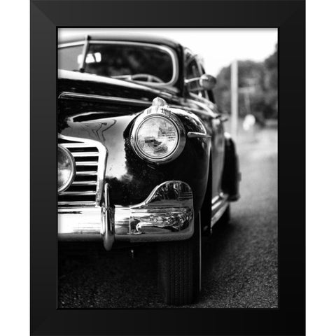 Classic Car II Crop Black Modern Wood Framed Art Print by Aledanda