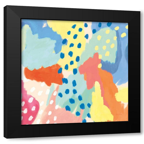 Bright Life I v2 Crop Black Modern Wood Framed Art Print with Double Matting by Urban, Mary