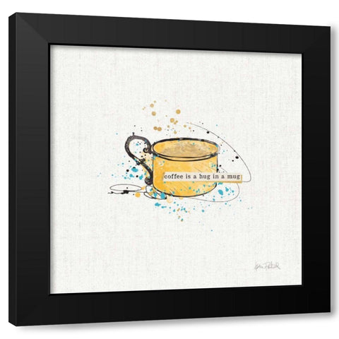 Thoughtful Perk I Black Modern Wood Framed Art Print by Pertiet, Katie