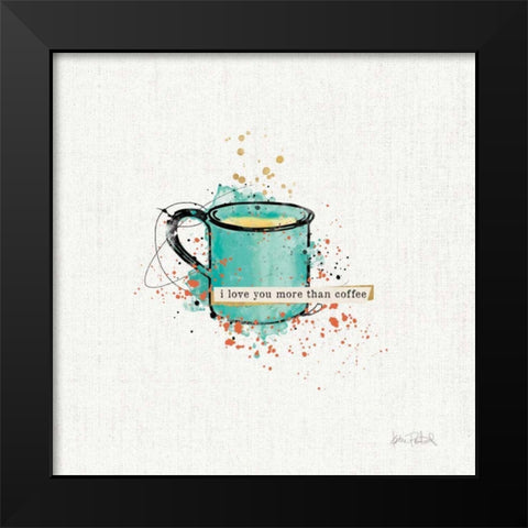 Thoughtful Perk III Black Modern Wood Framed Art Print by Pertiet, Katie