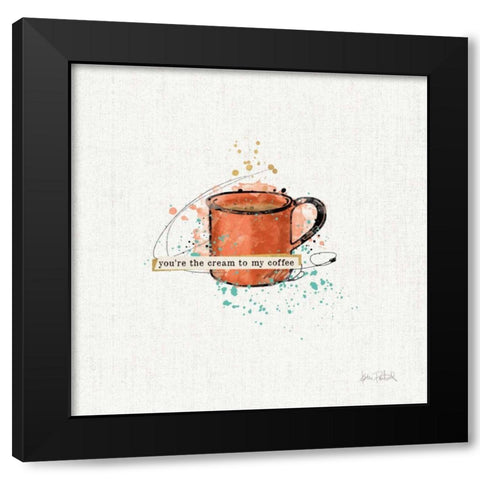 Thoughtful Perk IV Black Modern Wood Framed Art Print by Pertiet, Katie