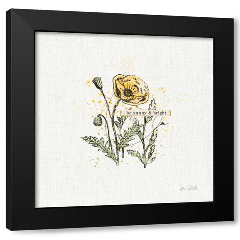 Thoughtful Blooms III Black Modern Wood Framed Art Print by Pertiet, Katie
