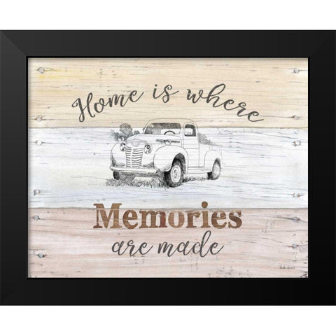 Farmhouse II Black Modern Wood Framed Art Print by Grove, Beth