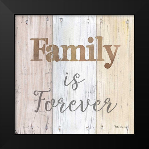 Farmhouse V Black Modern Wood Framed Art Print by Grove, Beth
