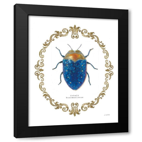 Adorning Coleoptera V Black Modern Wood Framed Art Print with Double Matting by Wiens, James