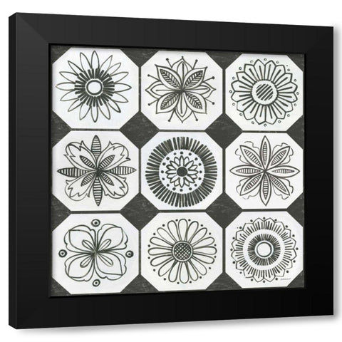 Patterns of the Amazon XXI Black Modern Wood Framed Art Print with Double Matting by Lovell, Kathrine